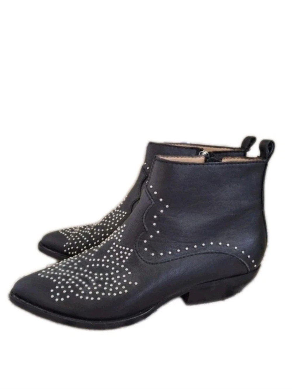 DOLCE VITA Uma Studded Western Ankle Booties NWT
